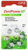 Воздушно-цинковые батарейки ZeniPower 312